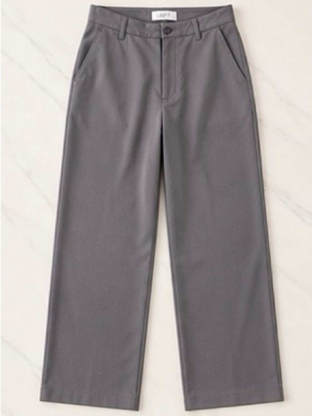 LOFT Wide-Leg Pants in Gray